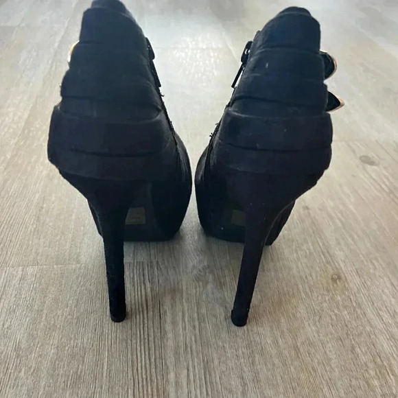 Womens Black Stiletto Ankle Bootie - 5.5 - Picture 5 of 8